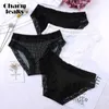 Charmleaks Dames Tanga Thong Hipster Slipje Ondergoed Polka Dot Zachte Stretch Cueca Calcinha Lace Edge Katoen Kruis Ademend 201112