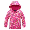 Meninas Windbreaker Jacket for Child Roupas 2020 Flower Flor Polar Fleece Meninas Outerwear Casaco Primavera Outono 3-12t Kids Jackets LJ200828