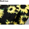 Dark Icon Sunflower Sherpa Jackets Men with Hoodie 2019 Winter Thick Hooded Jacket Men Women Streetwear Men's Coats T200603