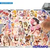 新しい100ピースアニメセクシービューティービキニ水着バニーガールズカワイイワイフ電話ノートパソコン車のステッカーノートブックスケートボードバイクステッカー車