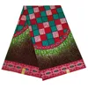 Senaste Wax Print Fabric Afrikanska Ankara Tissu African Wax Polyester Material för Kvinnor Klänning 6AYRDS T200529