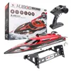 Premium Quality HJ808 RC Boat 25km/h 2.4G High Speed Remote Control Racing Ship Water Speed Boat Children Model Toy Kids Gift