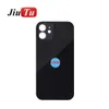 Jiutu – verre arrière de remplacement à grand trou, pour iPhone XR 8G 11Promax 12Pro 12Mini, couvercle de batterie