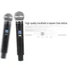 Microphone Wireless GMARK GLXD4 Professional System UHF Dynamic Mic Automatic Frequency 80M Party Stage Host Church Microphones388918658