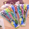 36 PCSlot Creative Peacock Diamond Gel Pen Cute 038mm 12 Färger Ritning Pennar Pennor Office School Writing Supplies Promotional Gift15178620