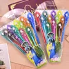 36 PCSLOT Creative Peacock Diamond Gel Pen Cute 038mm 12 Färger Ritning Pender Office School Writing Supplies PREMOTIONAL GIFT14671595