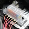 12V 6 Weg Terminals Schaltung Auto Blade Fuse Box Block Halter Kit Mit Abdeckung Bord Motorrad Auto Professionelle teile