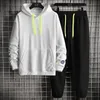 OEIN Lässige Trainingsanzug Männer Mit Kapuze Sweatshirt Outfit Herbst Herren Sets Sportswear 2021 Männlich Hoodie + Hosen 2PCS Jogging Sport anzüge 220211