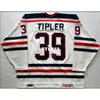 Echte Männer, echte Vollstickerei #39 1996 Curtis Tipler Regina Pats Game Worn Hockey Jersey oder individuelles Jersey mit beliebigem Namen oder Nummer