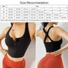 Cloud Hide Sexy Sports Bh Women Dxed Zipper Underwear Push Up Yoga Crop Top Bras Solid Athletic Vest Gym Fitness Shirt Sportswear XL