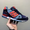 Originals ZX750 Running Shoes Athletic Designer Sneakers zx 750 Mens Womens White Red Blue Breathable Outdoor Sports Size 36-45 p54