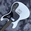 Cordier d'arrêt Tune-a-Matic pour guitare électrique blanche Custom Ventures Johnny Ramone MOSRITE Mark II