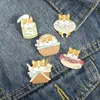 Cute Swim Dog Animal Enamel Brooches Pin for Women Girl Fashion Jewelry Accessories Metal Vintage Brooches Pins Badge Wholesale Gift