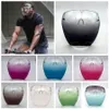 Safety Faceshield With Glasses Frame Transparent Full Face Cover Protective Mask Face Shield Clear Designer Masks SEA SHIPPING RRA3799