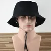 Men Large Size Fisherman Hat Pure Cotton Sun Cap Male Bucket Big Head Man Plus Boonie 57-60cm 60-62cm 62-64cm 220114