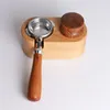 Кофейный фильтр держатель Flater Flound Wood Espresso Tamper Stant Coffee Maker Поддерживает базовые аксессуары кофе для бариста T200523