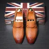 Sapatos formais masculinos de couro casuais para condução Oxford para mocassins Casamento empresarial tamanho grande 38-48