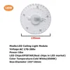 12W 18W 24W 36W LED Panel Downlight Ceiling Lights 5730SMD surface mounted LED luminares Warm Nature White Pure White/ Lamp AC165-265V