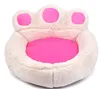 Pet Dog Cat Warm Bed Winter Lovely Soft Materiale Nest Cute Paw Kennel per Puppy Sofa s s Accessori Y200330