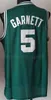 Basketball Jesus Shuttlesworth Paul Pierce Jersey 34 Men Retror Kevin Garnett 21 5 Ray Allen 20 Embroidery and Sewing Green White Black