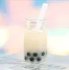 DIY Üç Boyutlu Inci Süt Çay Bardağı Cep Telefonu Kılıfı Küpe Anahtarlık Kişiselleştirilmiş Yaratıcı Kolye Süs Malzemesi