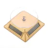 Solar Power 360 Degree Turntable Jewelry Rotating Display Stand Table Turn Plate For Watch and Store