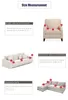 Сплошной цвет угловой диван крышка для гостиной эластичный спандекс челюсти Крылки накладки диван диван диван полотенце LJ201216