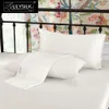 LilySilk Pillowcase 100 Silk Pure 16 Momme Natural for Hair Luxury 50x90cm Ivory Home Textile 201114