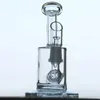 Mini Bongs 15cm Hookahs Vattenrör Recycler Oil Rigs Heady Glass Concentrate Bong