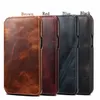 Business Retro Flip Leder Brieftasche Handytaschen für iPhone 6 7 8plus X Xr 11 12 13 Pro Max Samsung S20 Note 20