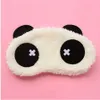 Pamuk panda gözlük uyku maskesi gölgelendirme nem karikatür göz gözlükleri uyku kalitesi geliştirmek nemli gözler
