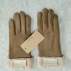 Austraila Designer luvas de inverno Faux Chamouis Touch Screen Glove Mulheres meninas l￣ quente L￣o de dedo completo Mitting Outdoor Mitten Mitten