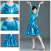 Professional Latin Dance Dress For Children'S Plus Size Ballroom Performance Clothing Girls Samba Rumba Dresses DL47201