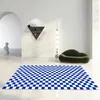 Checkerboard Solid Color Tapijten Groot Area Tapijten voor Woonkamer Antislip Groene Vloer Mat Zachte Neffen Kleed Meisje Slaapkamer Decor 220301