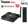 TANIX TX6S Android 10 스마트 TV 박스 Allwinner H616 쿼드 코어 4G RAM 32G ROM 2.4G 5G 듀얼 WiFi Bluetooth 4K