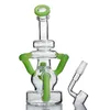 Recilcer Bongo Bent Pescoço Tubos de água Gols de bóia Base Bonge Bonge Classic Recycler Oil Plates