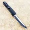 ut121 121 transparent tanto d / e blad dubbelverkan taktisk autotf kniv vikning edc camping knivar jakt knivar xmas