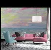 Francuskie tapety Monet Impressional Malarstwo Abstrakcyjne Denna ściana Papierowy Sofa Tło Non Woven Mural Tapeta