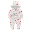 Vêtements pour enfants Filles Baby Rompers Combishort Cartoon Wear Pooh Imprimer Nouveau-né Body Body Combinaison Coton Sofy Mignon Pelele Bebe G1221