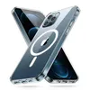 MAGSAFE MAGNETIC PONAWEM dla iPhone'a 14 11 12 13 Pro Max 11 12pro 14plus Mini XR X XSMAX 7 8 Plus SE bezprzewodowe obciążenie wstrząsowe odporne na okładkę