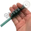 QBsomk Nuovi tubi di vetro multicolori Tubi di bruciatori a nafta in vetro curvo Tubi da 1,5 cm di diametro Ball Balancer Pipa ad acqua Tubi per fumare