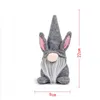 Lapin de pâques Gnome blanc gris, sans visage, poupée naine, amoureux des enfants, jouets de pâques, décoration de Table de printemps pour la maison et le bureau