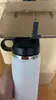 Stanleliness 32oz Sublimação Canecas em branco Tumbler Vacuum branco Flask Aço inoxidável Esporte garrafa de água na boca larga com palha e alça portátil LK9A