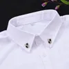 Bow Ties Elegant Fake Collar Men Black Shirt False White Detachable For Blouse Removable Lapel Faux Col1