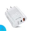 Smart Auto Ac Home Travel Power Adapter 20W Eu US Wall Charger Power Plug per Iphone 6 7 8 11 12 X XR Samsung Tablet PC Mp3