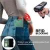 RFID Blockering Hud Följ plånbok Telefonväskor med kortplats för iPhone 13 Pro Max 12 11 XR XS 8 Plus Samsung Xiaomi Google