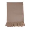 50pcs DIY Blank Burlap Garden Flag Jute Ruffles Linen Yard Hanging Flag House Decoration Portable Banner size31cmx46cm