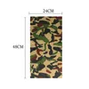 Cadılar Bayramı Yarım Yüz Camo Bandanas Sihirli Dikişsiz Bandana Head Band Açık Hava Spor Binicilik Koruyucu Maskeler Tüp Boyun Yüz Headscarve6947261