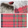 Weihnachten Süßigkeiten Geschenk Strumpf Weihnachten Plaid Strümpfe Weihnachtsbaum Dekorationen Socken Tasche Home Party Dekorative Gitter Rot Strumpf BH4309 TQQ