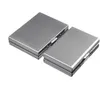 2021 DHL in acciaio inossidabile argento portasigarette in metallo freddo esterno portatile e moderna scatola di immagazzinaggio portasigarette per gli uomini